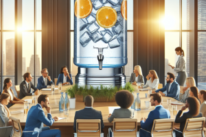 Dispensadores de agua para eventos corporativos: Hidratación durante tus reuniones.