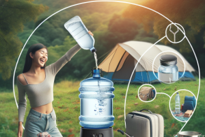 ¿Cuál es el dispensador de agua ideal para acampar?